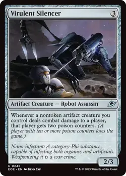 4 x Virulent Silencer (0248) - Edge of Eternities - Uncommon - Image 1
