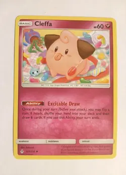 Cleffa 131/214 Unbroken Bonds - Uncommon Pokemon Card NM - Fairy Type Pokemon - Image 1