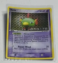 Natu 66/107 Deoxys Stamped Reverse Holo Common Pack Fresh-NM Pokemon TCG Card - Image 1