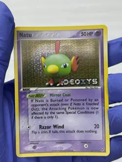 Natu 66/107 Deoxys Stamped Reverse Holo Common Pack Fresh-NM Pokemon TCG Card - Image 4