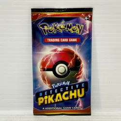Detective Pikachu Sealed Pokemon Card Booster Pack - Image 1