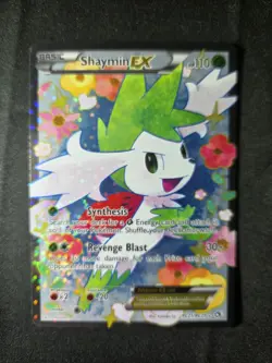 Shaymin EX Full Art RC21/RC25 Ultra Rare Holo Legendary Treasures Pokemon - Image 3