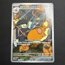 Pokemon TCG Team Rocket’s Raticate 202/182 Destined Rivals (NM) - Image 1
