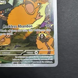 Pokemon TCG Team Rocket’s Raticate 202/182 Destined Rivals (NM) - Image 4