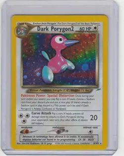 Pokemon TCG Dark Porygon2 Holo Rare Neo Genesis 8/105 - Image 1