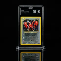 2001 Pokemon Neo Discovery Scizor Holo Rare #10 TAG 8.5 CGC 9 - Image 1