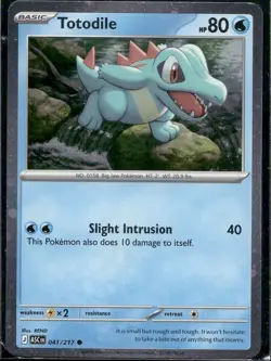 Totodile (Cosmos Holo) 041/217 Ascended Heroes NM - Image 1