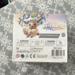 Pokemon TCG Prismatic Evolutions Elite Trainer Box Eevee MPN NO.3203 - Image 2