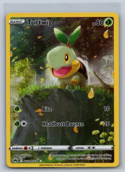 Turtwig GG31/GG70 Holo Crown Zenith Galarian Gallery Pokemon NM - Image 1