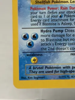 Pokemon Blastoise 2/102 CCC Celebrations: Classic Collection- MINT - Image 4