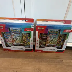 Pokemon TCG First Partner Illustration Collection Series 2 2 Boxes Promo - Image 1