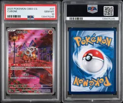 2025 Pokemon Cubone 07 Simplified Chinese CBB3 C-GEM Pack Vol 3 PSA 10 - Image 3