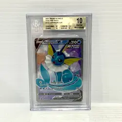 Vaporeon V 172/203 - Evolving Skies - Graded Pokemon Card - BGS 10 (PSA 10) - Image 1