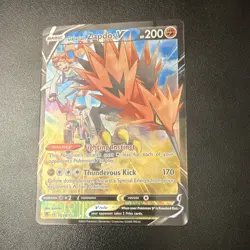 The Pokemon Company Galarian Zapdos V TG19/TG30 Astral Radiance TG Holo ENG - Image 1