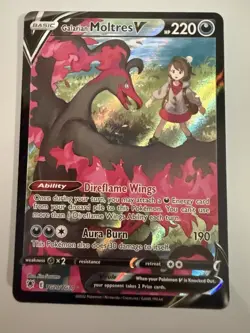 Pokemon Astral Radiance Galarian Moltres V TG20/TG30 NM - Image 1
