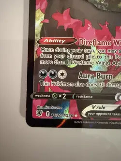 Pokemon Astral Radiance Galarian Moltres V TG20/TG30 NM - Image 5