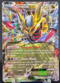Pokemon Giratina EX #57/98 English Ancient Origins Ultra Rare - Image 1