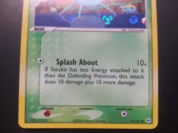 Pokemon - Surskit 76/101 Common Reverse Holo Ex Hidden Legends - Image 3
