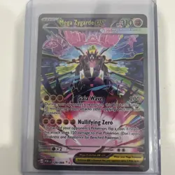 Pokemon TCG Mega Zygarde EX 120/088 POR Full Art Secret Rare Holo ENG. - Image 1