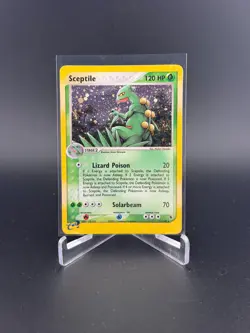 SCEPTILE 11/109 HOLO R RUBY & SAPPHIRE POKEMON HOLO LP NM SWIRL - Image 2