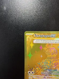Terapagos Ex Gold 180/131 Prismatic Evolutions Pokemon TCG - Image 3