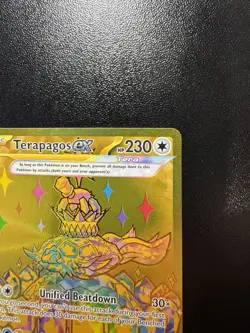 Terapagos Ex Gold 180/131 Prismatic Evolutions Pokemon TCG - Image 4