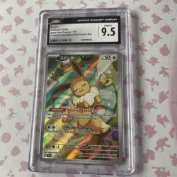 2025 Pokemon SV Promo Eevee #173 Prismatic Evolutions ETB CGC 9.5 Card Psa - Image 2