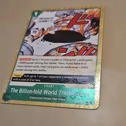 One Piece PRB-01 World Trichiliocosm OP06-038 NM Jolly Roger Foil Holo TCG CCG - Image 3