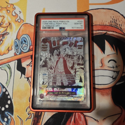 Bandai One Piece CCG Come On!! We'll Fight You!! OP09-020 EN PSA 10 Alt Art Foil - Image 1