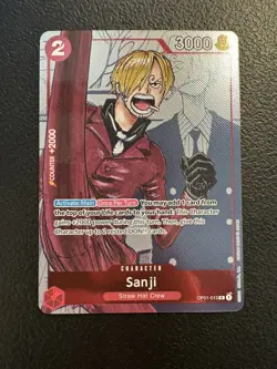 One Piece TCG Sanji OP01-013 English 25th Anniversary Edition English New Sealed - Image 1