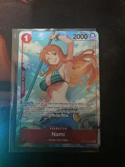 One Piece BETA Nami Alt Art Romance Dawn OP01-016 Pre-Errata 🔥 x1 - Image 1