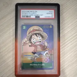 Bandai 2023 One Piece CCG EN Monkey D. Luffy P-037 Promo Foil PSA 10 Low Pop - Image 1