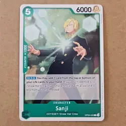 One Piece Sanji (028) (OP09-028/229) OP09 Emperors in the New World NM TCG CCG - Image 1