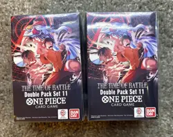 Lot Of 2 One Piece TCG OP-16 The Time Of Battle Double Pack Set 11 - Image 1