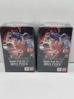 (Lot of 2) One Piece op-16 Double Pack Set Vol 11 Factory Sealed - Image 1