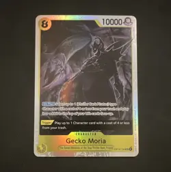 One Piece Gecko Moria OP14-104 Foil SR English Character Cost 8 Power 10000 NM - Image 1