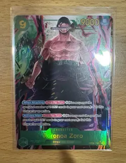 One Piece CCG Roronoa Zoro Alternate Art Foil OP06-118 Wings of the Captain - Image 1