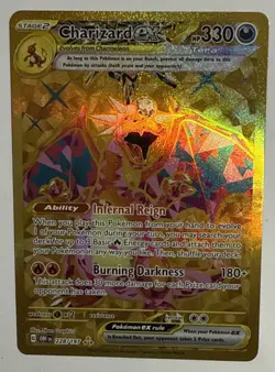 pokemon obsidian flames charizard ex 228/197 Gold Card - Near Mint - Image 1