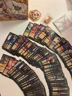 Disney Lorcana Wilds Unknown Opened Trove Box + Common/Uncommon Bulk Card Lot - Image 1