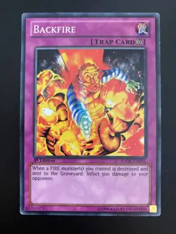 Yugioh Backfire SDOK-EN031 Common 1st Edition HP - Image 1