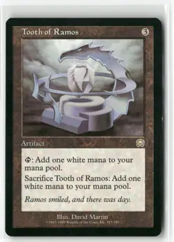 Tooth of Ramos 313 Rare Mercadian Masques Magic: The Gathering Lightly Played - Image 1