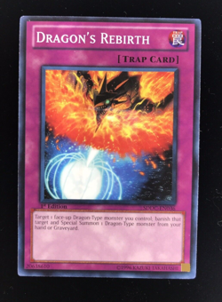 Yu-Gi-Oh! Dragon's Rebirth 1996 1st Edition Common Trap Card - Image 1