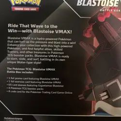 Pokemon TGC Trading Card Game Blastoise VMAX Battle Box - Image 3