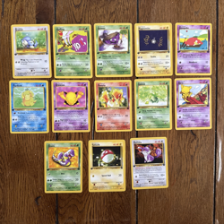 1st edition Team rocket Pokemon Cards 13 card Lot no doubles - Image 1