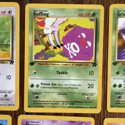 1st edition Team rocket Pokemon Cards 13 card Lot no doubles - Image 3