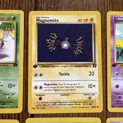 1st edition Team rocket Pokemon Cards 13 card Lot no doubles - Image 5