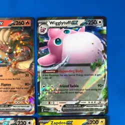 Pokemon 151 TCG - 6 EX Card Lot! Zapdos Alakazam Arbok Double Rare Holo NM - Image 4