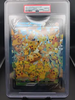 PSA 10 2021 Pokemon Celebrations Collection Jumbo Pikachu V Union SWSH BSP 25th - Image 1