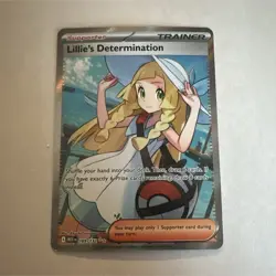 Pokemon TCG Lillie's Determination 169/132 Full Art Holo Ultra Rare EN - Image 1