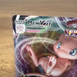 Pokemon TCG Mew VMAX 114/264 Fusion Strike Holo Card Raw NM - Image 2